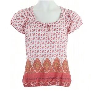 PRANA GIGI PAISLEY PEASANT BLOUSE
